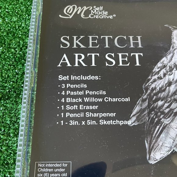 Art Set Essentials Sketching Pencil 14 Pcs Supplies Drawing Craft Sketch Pad NEW - Picture 10 of 10